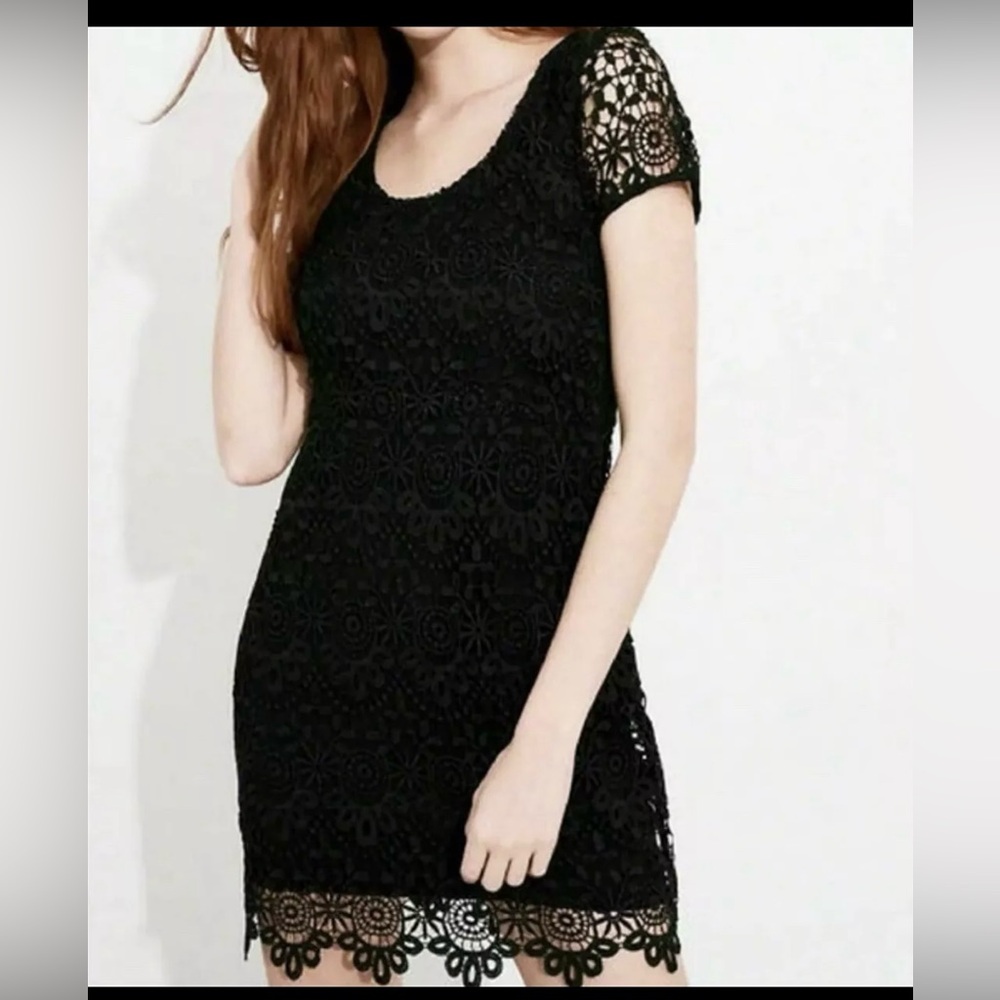 Hollister Crochet Lace Mini Dress Women’s Size Small